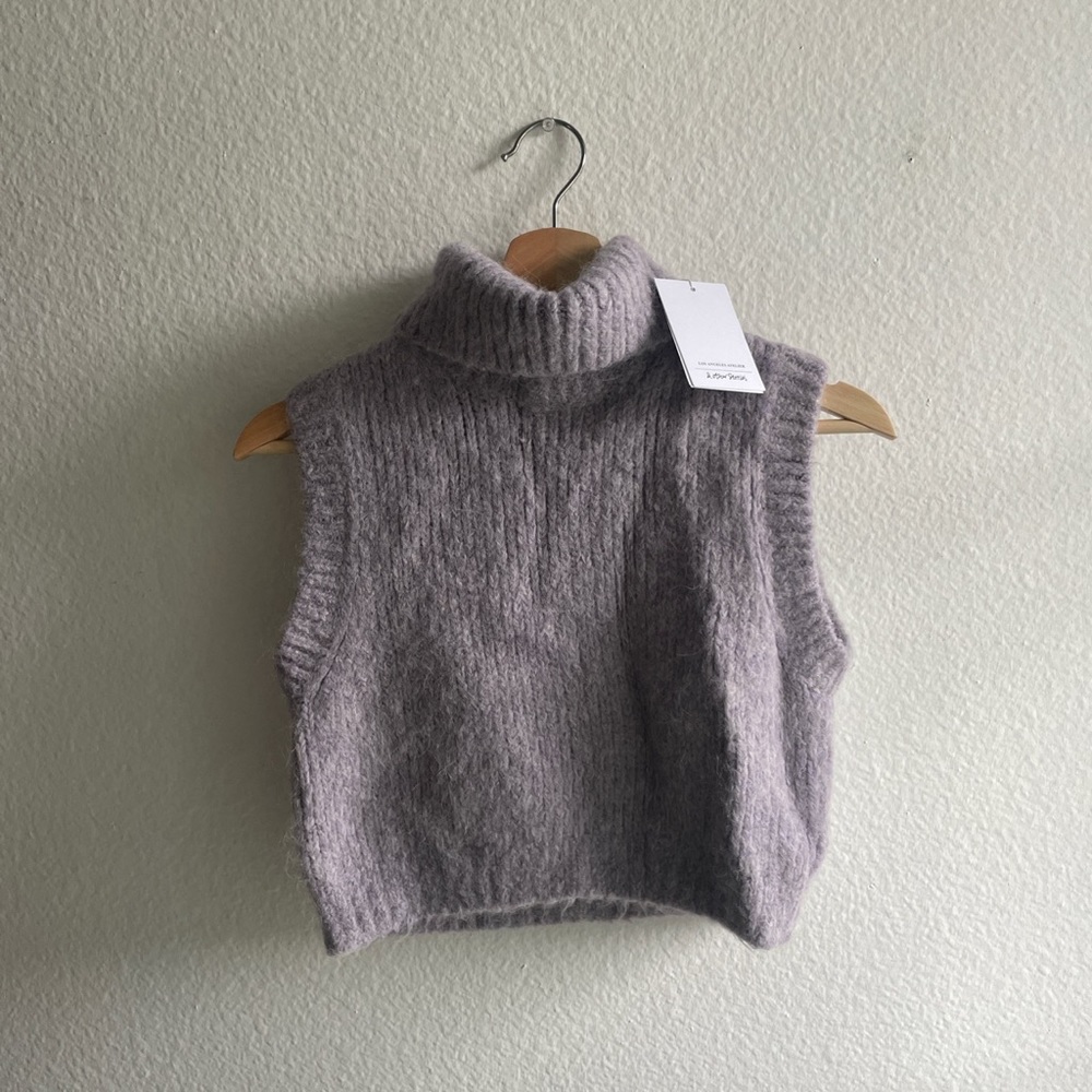 & Other Stories lavender sweater vest